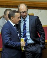 Nikolay Martynenko and Arseniy Yatsenyuk