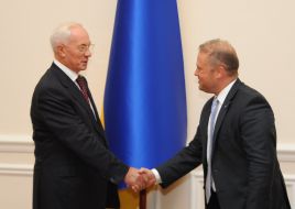 Nikolay Azarov and Joseph Muscat