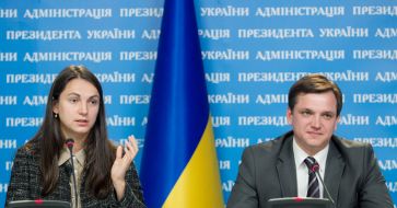 Yuriy Pavlenko and Hanna Hopko