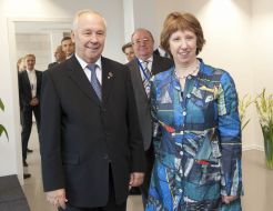 Vladimir Rybak and Catherine Ashton