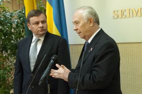 Володимир Рибак та Відас Гедвілас