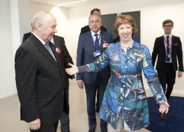 Vladimir Rybak and Catherine Ashton