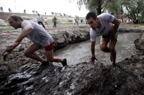 Participants of races on the survival «Kozak challenge»