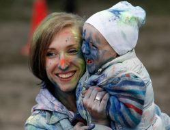 Woman with a child