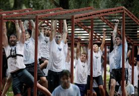 Participants of races on the survival «Kozak challenge»