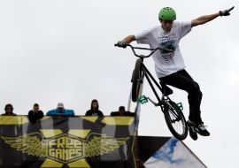 Participant of the opened championship of Ukraine on  Dirt Jumping