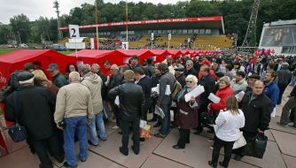 Участники собрания относительно инициирования проведения всеукраинского референдума