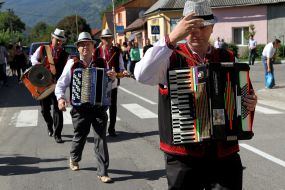 Participants of the festival "Hutsul cheese"