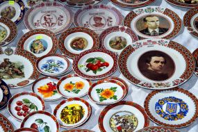Painted plates