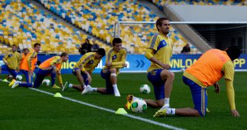 Players of Ukraine football national team