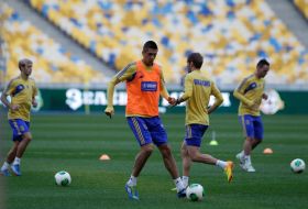 Players of Ukraine football national team