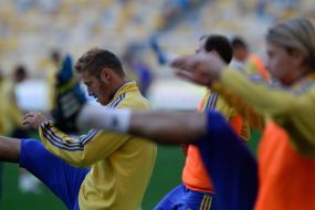 Players of Ukraine football national team