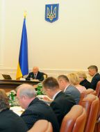 Meeting of Ukraine Cabinet 