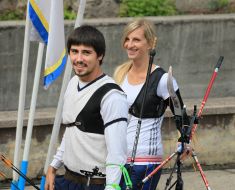 Irina Dubas and Taras Senyuk