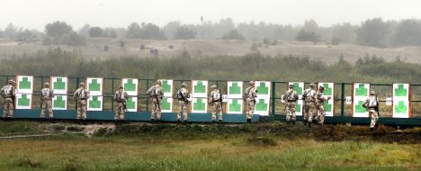 Servicemen of internal troops