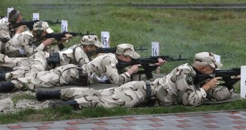 Servicemen of internal troops