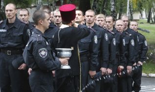 Servicemen of internal troops