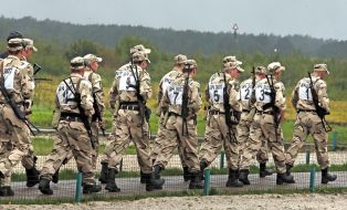 Servicemen of internal troops