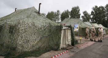 Servicemen of internal troops