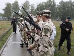 Servicemen of internal troops