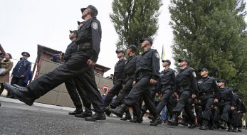 Servicemen of internal troops