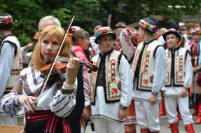 Участники V фестиваля аутентичного искусства «Веретено» 