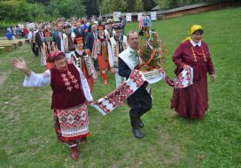 Участники V фестиваля аутентичного искусства «Веретено» 