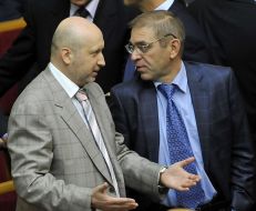 Sergey Pashinskiy and Aleksandr Turchinov
