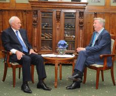 Nikolay Azarov and Pat Cox