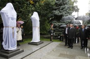 Busts of Sidor Kovpaka and Alexey Fedorov