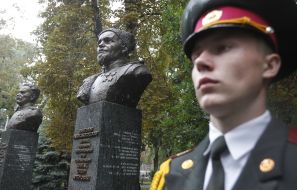 Busts of Sidor Kovpaka and Alexey Fedorov
