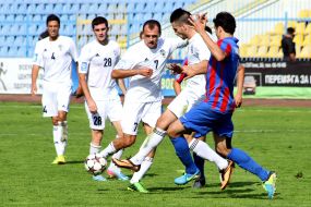 Игровой момент матча