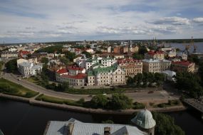 View of the city Vyborg