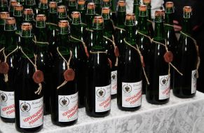 Bottles of champagne