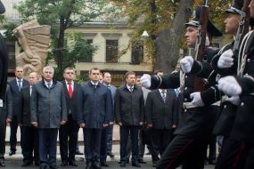 Vladimir Kolokoltsev and Vitaliy Zakharchenko