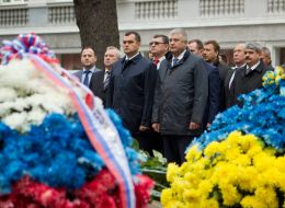 Vladimir Kolokoltsev and Vitaliy Zakharchenko