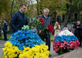 Vladimir Kolokoltsev and Vitaliy Zakharchenko