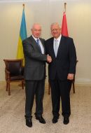 Nikolay Azarov and Mikhail Myasnikovich