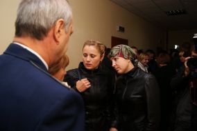 Prosecutors talk with Irina Krashkova