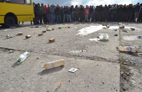 Participants exercises to riots