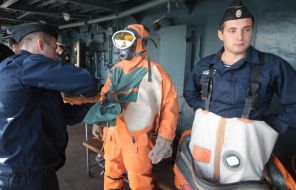 Члени команди рятувального судна Чорноморського флоту "ЕПРОН"