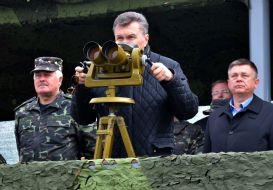 Pavel Lebedev and Viktor Yanukovich