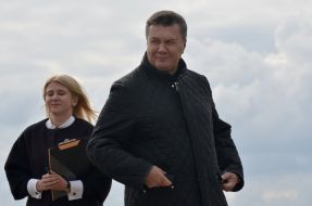 Viktor Yanukovich and Darka Chepak