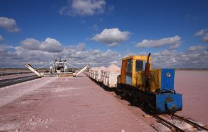 Mining of of sea salt