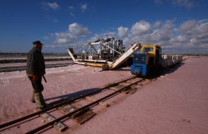 Mining of of sea salt