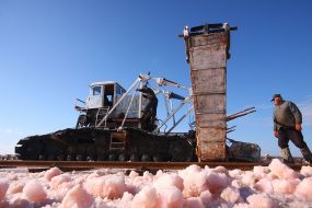Mining of of sea salt