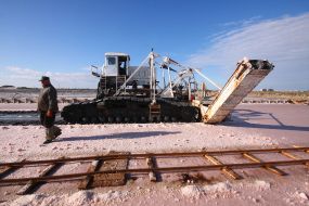 Mining of of sea salt