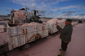 Mining of of sea salt