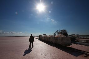 Mining of of sea salt