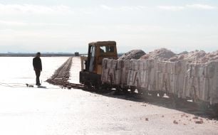 Mining of of sea salt